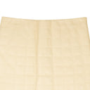 NWT BOTTEGA VENETA Bone Checkered Leather Skirt