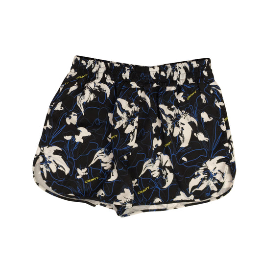 Marcelo Burlon County Flowers Boxer Shorts - Black/Blue/White