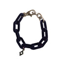 Blue Velvet Chainlink Bracelet