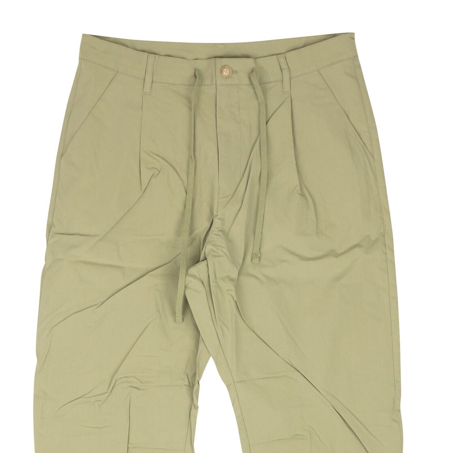 Sage Green Cotton Studio Casual Pants