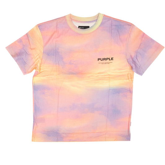 Textured Jersey SS Tee - Sunsets