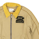 Tan Brown Cotton Twill Blouson Jacket