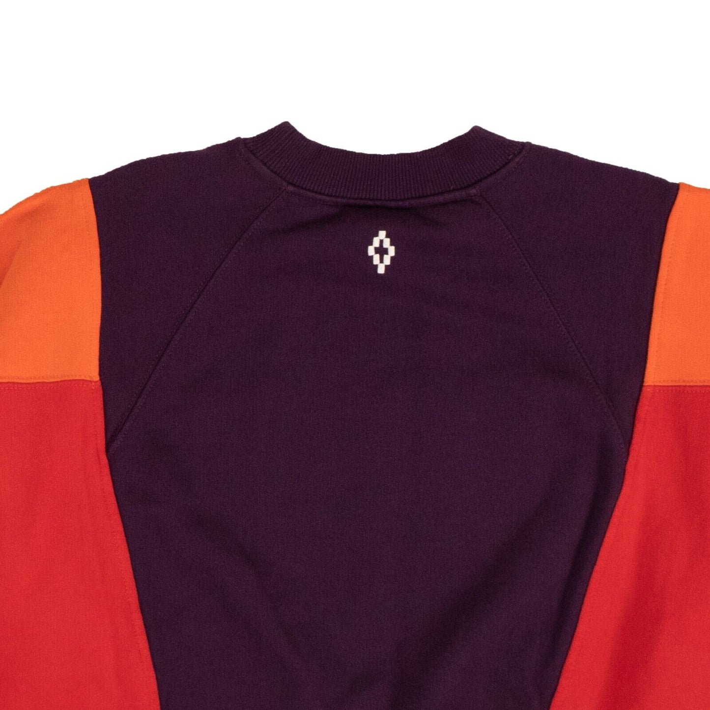 Marcelo Burlon Block Color Over Crewneck - Purple/Red/Orange