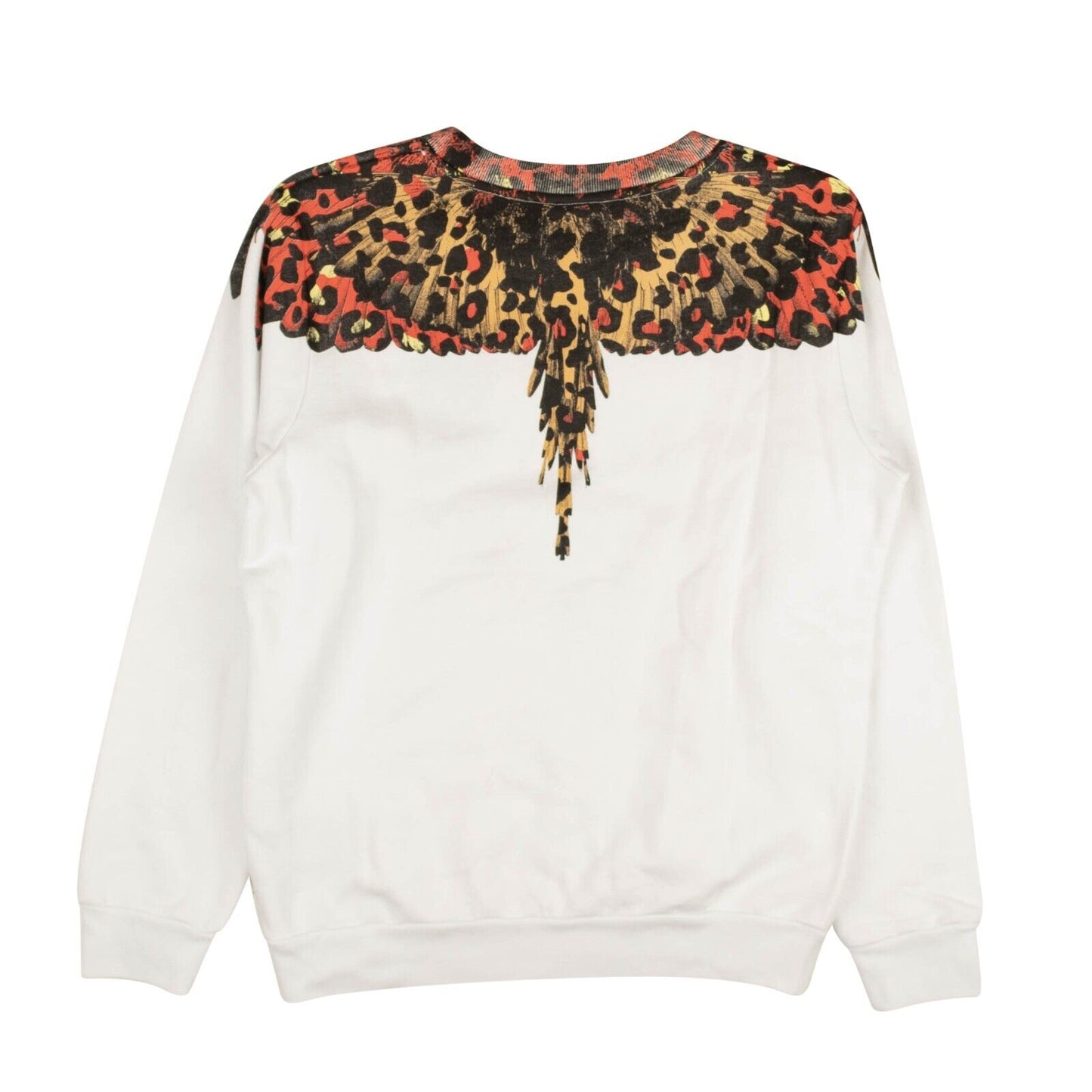 Marcelo Burlon Leopard Wings Crewneck - White