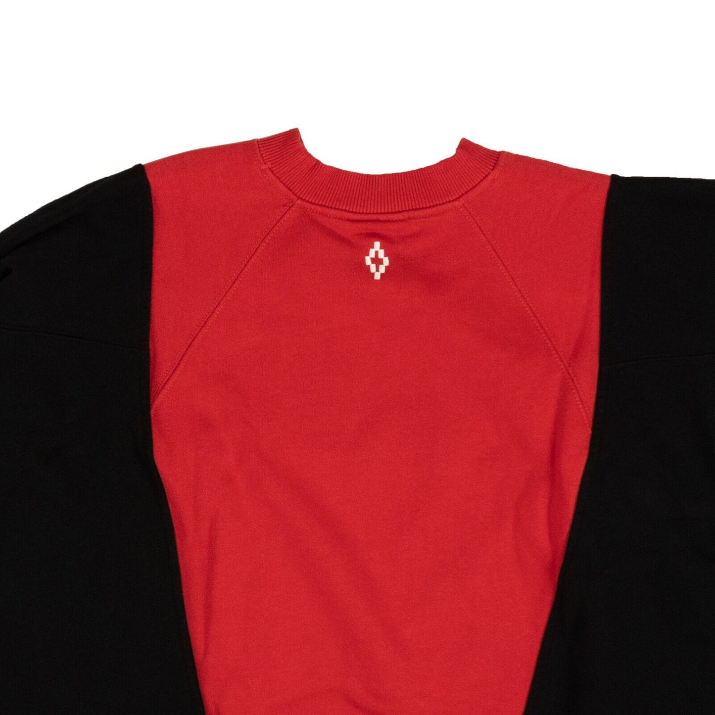 Marcelo Burlon Block Color Over Crewneck - Black/Red