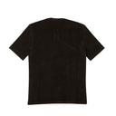 Brown Terry Henley Short Sleeve T-Shirt