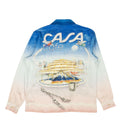Multi Casa Cafe Long Sleeve Cuban Collar Shirt