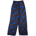 Marcelo Burlon County Flowers Elastic Wide Pants - Black/Blue