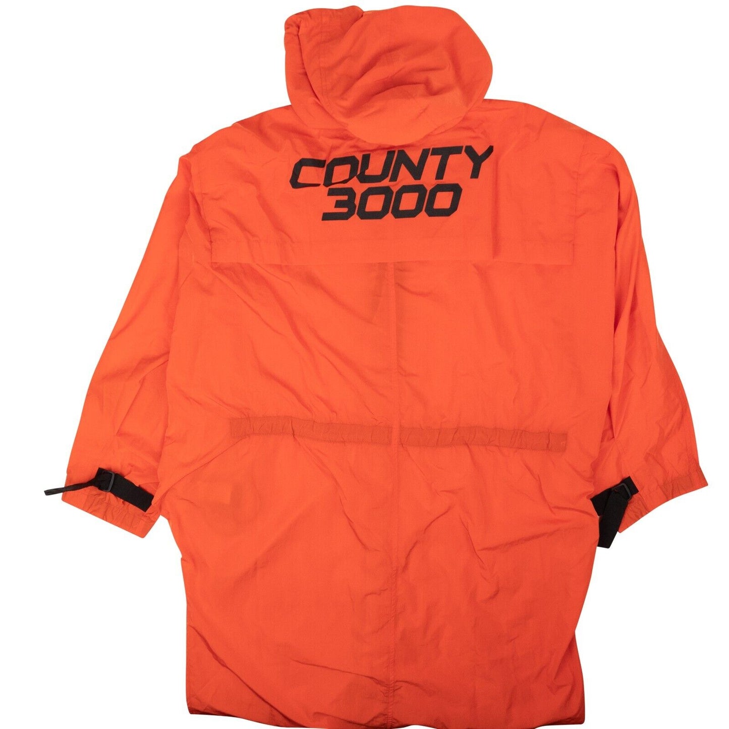 Marcelo Burlon County 3000 Nylon Windbreaker - Faded Orange