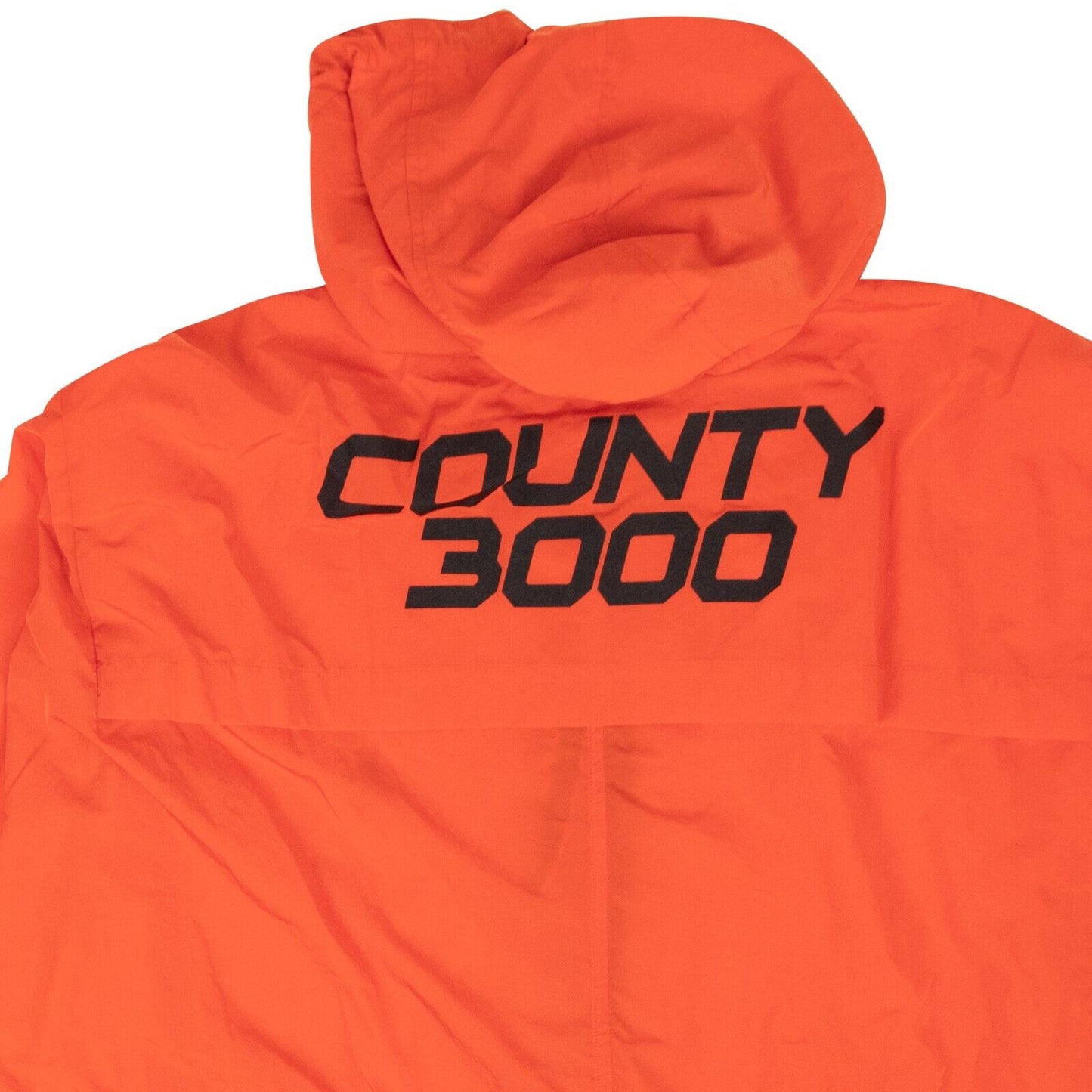 Marcelo Burlon County 3000 Nylon Windbreaker - Faded Orange