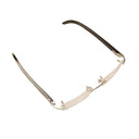 Silver And Grey Rectangle Buffalo Horn Eyeglasses