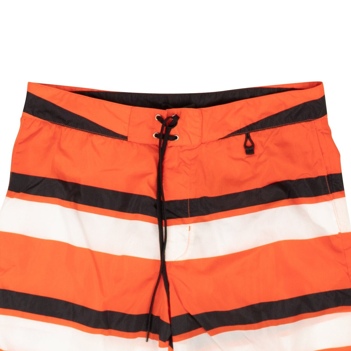 Prada Striped Swim Shorts - Orange