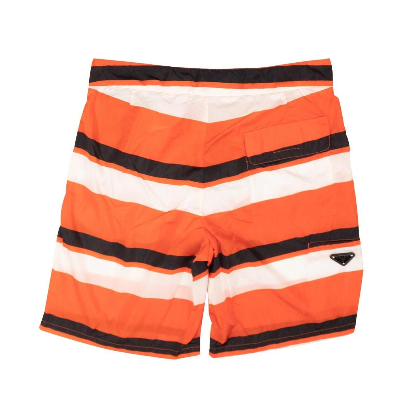 Prada Striped Swim Shorts - Orange