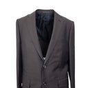 Brown Wool Blend Single Breasted Suit 9R