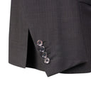 Brown Wool Blend Single Breasted Suit 9R