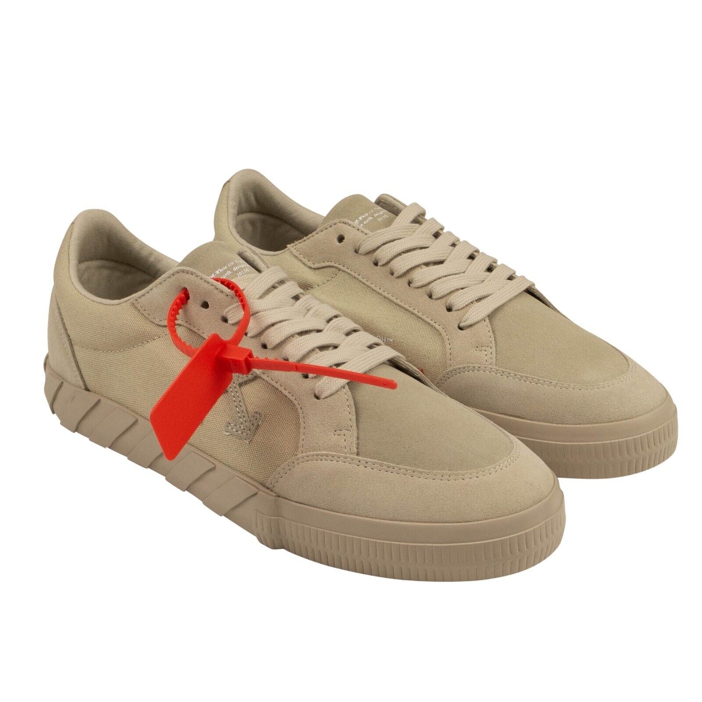 Beige Vulcanized Low Sneaker