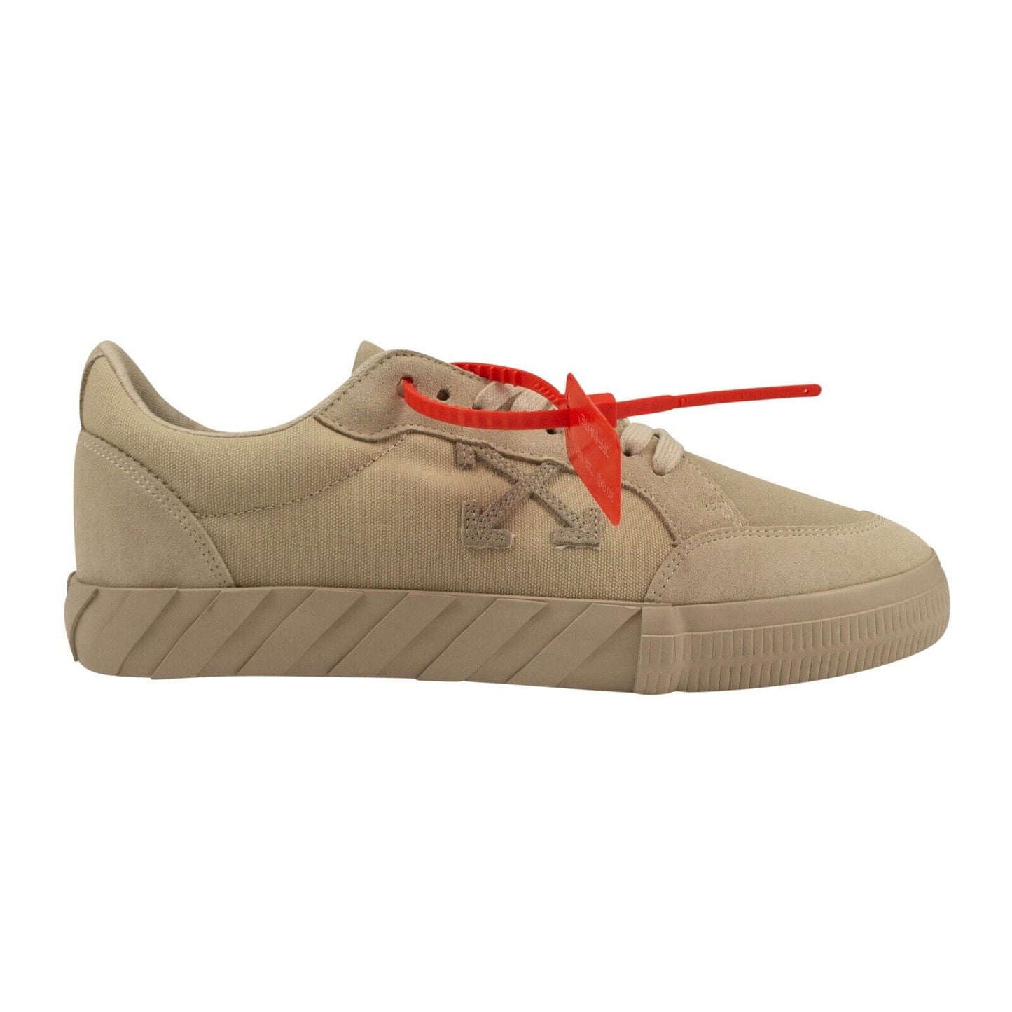 Beige Vulcanized Low Sneaker