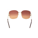 Cartier Rectangle "C" Sunglasses - Gold
