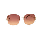 Cartier Rectangle "C" Sunglasses - Gold