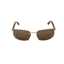 Cartier Rectangle Buffalohorn Sunglasses - Silver