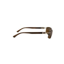 Cartier Rectangle Buffalohorn Sunglasses - Silver