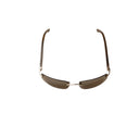 Cartier Rectangle Buffalohorn Sunglasses - Silver