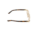 Gold And Brown Tortoise Rectangle Sunglasses