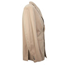 Sand Brown Cotton Double-Breasted Suit 8R