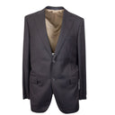 Dark Brown Wool Single Breasted Suit 6R
