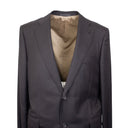 Dark Brown Wool Single Breasted Suit 6R