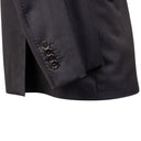 Dark Brown Wool Single Breasted Suit 6R