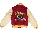 BOURDEAUX/CREAM LE VALLEY VARSITY JACKET