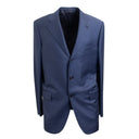 Navy Wool Single Breasted Suit 7R