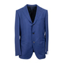 Cobalt Blue Wool Single Breasted Suit 7R