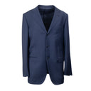 Navy Wool Single Breasted Suit 7R