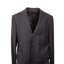 Brown Wool Single Breasted Suit 7R