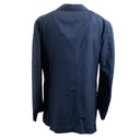 Yale Blue Silk Single Breasted Suit 7R