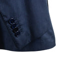 Yale Blue Silk Single Breasted Suit 7R