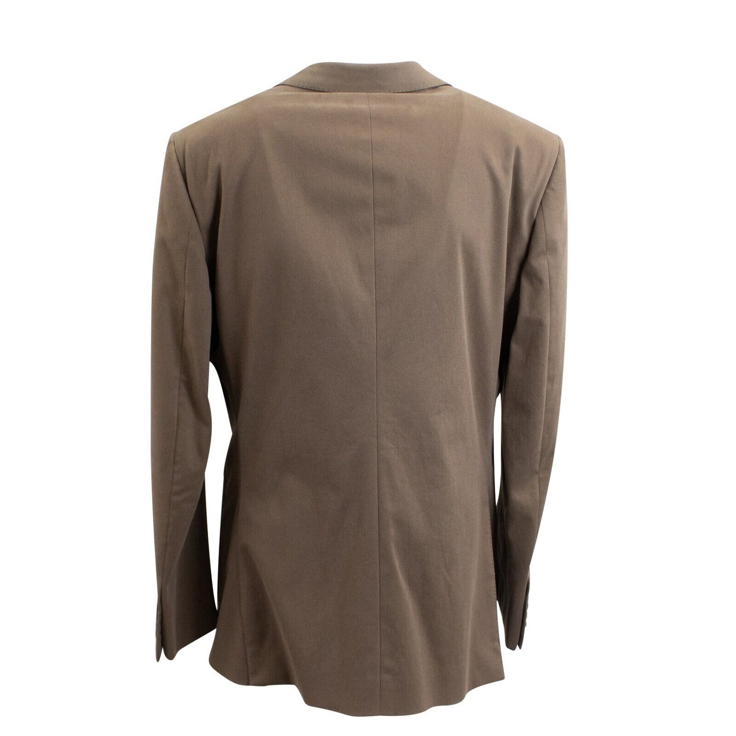 Peanut Brown Cotton Blend Single Breasted Suit 10R