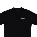 Balenciaga Logo Cotton T-Shirt - Black