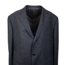 Charcoal Grey Wool Single Breasted Suit 7R