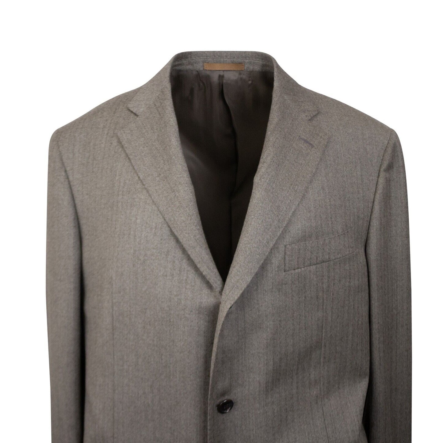 Grey Wool Single Breasted Suit 7R