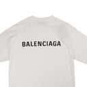 White Logo Cotton T-Shirt