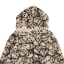x ERL Printed Black & White Fleece Hoodie