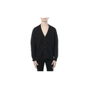 Black Heavy Cashmere Cardigan