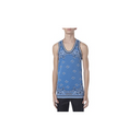 Blue Bandana Basketball Tank Top