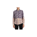 Amiri Ombre Lurex Plaid - Blue/Tan