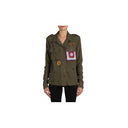 Amiri Crochet & Patch Military Shirt - Olive