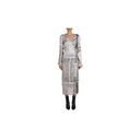 Amiri Bandana Recon Kimono Dress - Grey
