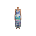 Multi Tie Dye Wrap Tank Dress